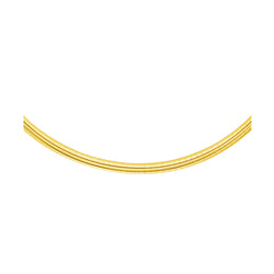 14k Yellow Gold Chain in a Classic Omega Design (4.00 mm)